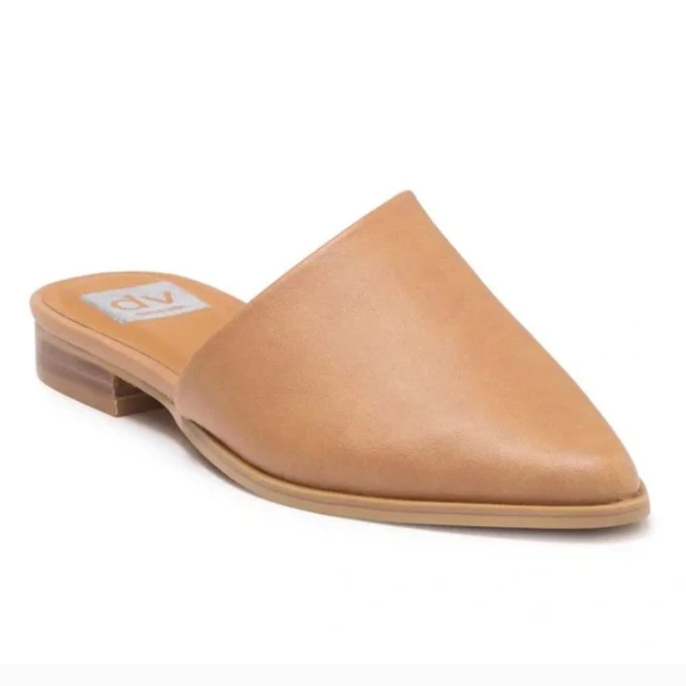 DV Dolce Vita Women's Imalia Mules Flats, Tan, Size 8.5